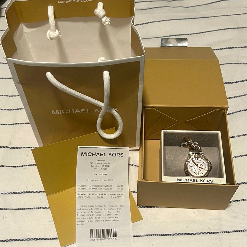 Two tone Michael Kors Watch